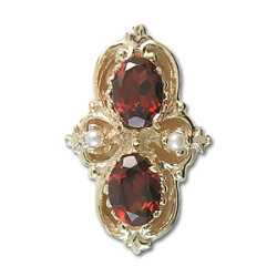rk203 Garnet Bracelet Slide 